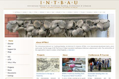 Website design for INTBAU