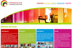 Website design for Internationale Color di Andries Cristian